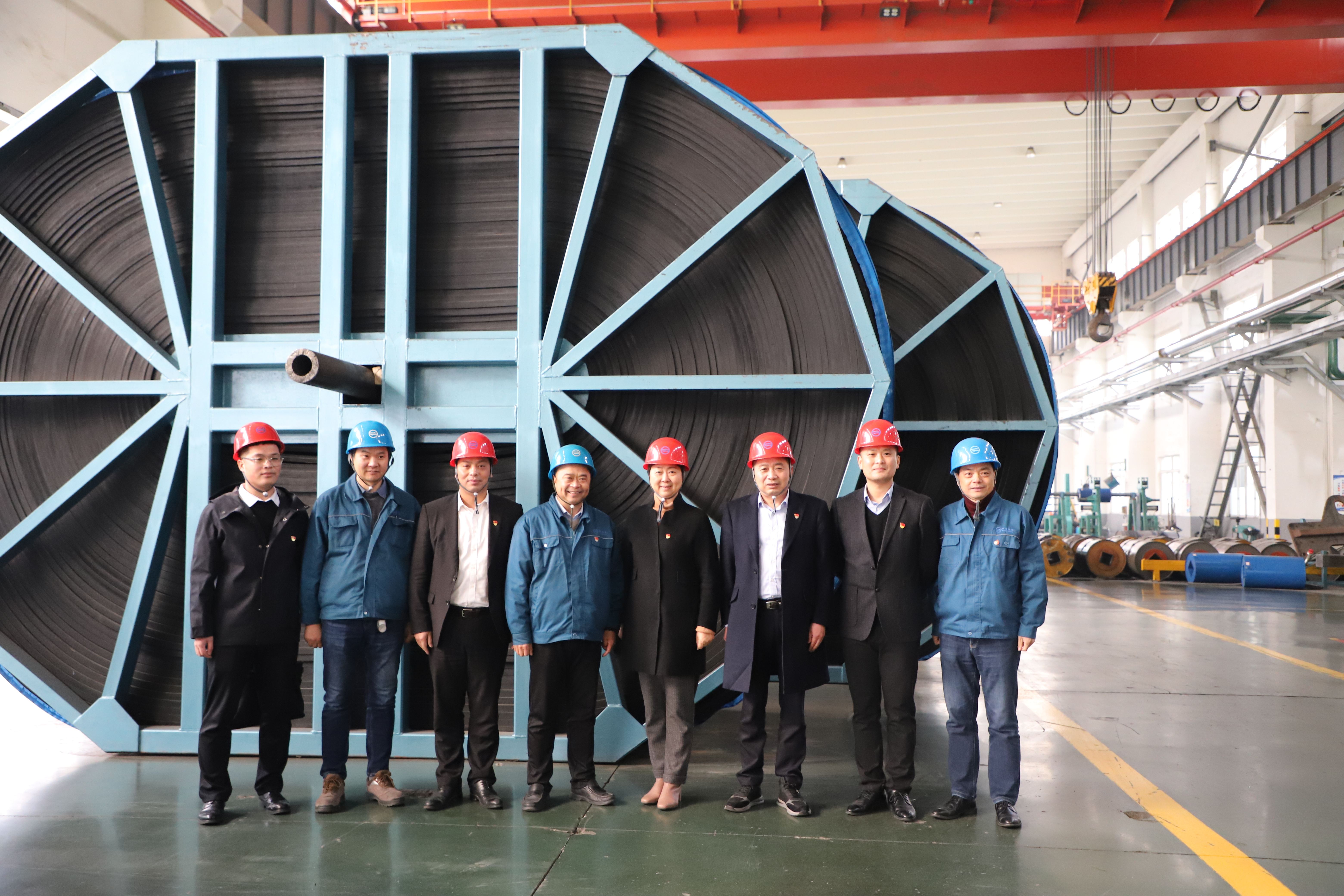 桐鄉市政協主席蔣惠玲一行蒞臨雙箭股份調研指導